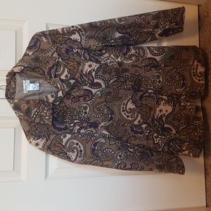 Coldwater Creek Paisley Blazer